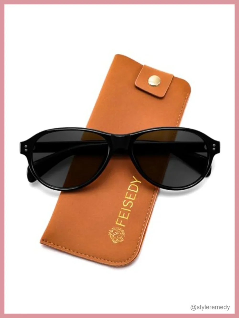 Retro Oval Aviator Sunglasses with UV400 Protection Lightweight Frame